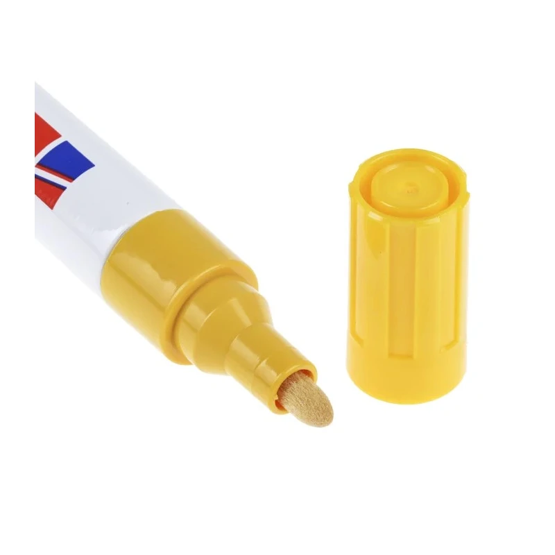 Edding Yellow Paint Marker Pen 4 mm Bullet Nib Waterproof, High Temperature Plastic, Wood, Metal, Glass 750-005