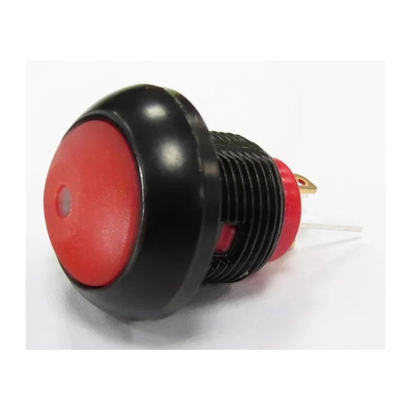RS PRO Series Illuminated Push Button Switch, Momentary, Panel Mount, 13.6 mm Cutout, SPST, Green LED, IP67, 36V DC PAS6