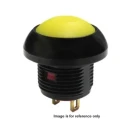 RS PRO PAS6 Series Momentary Push Button Switch, Panel Mount, 13.6 mm Cutout, SPST, White LED, IP67, 36V DC 250V AC PAS6