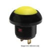RS PRO PAS6 Series Momentary Push Button Switch, Panel Mount, 13.6 mm Cutout, SPST, White LED, IP67, 36V DC 250V AC PAS6