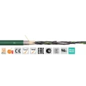 Igus Chainflex CF6 Control Cable, Screened, 7 Cores, 0.5mm², 20 AWG, Green PVC Sheath, 50m, CF6.05.07 (50m)