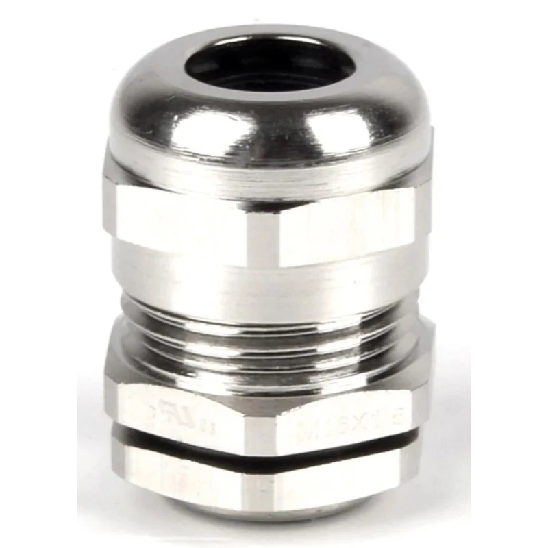 RS PRO Metallic Nickel Plated Brass Cable Gland, M16 Thread, 4–8 mm Cable Diameter, IP68 210-0594