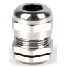 RS PRO Metallic Nickel Plated Brass Cable Gland, M16 Thread, 4 - 8 mm Cable Diameter, IP68 210-0594
