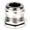 RS PRO Metallic Nickel Plated Brass Cable Gland PG21 Thread, 13–18 mm Cable, IP68 210-0630