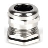 RS PRO Metallic Nickel Plated Brass Cable Gland PG21 Thread, 13 - 18 mm Cable, IP68 210-0630