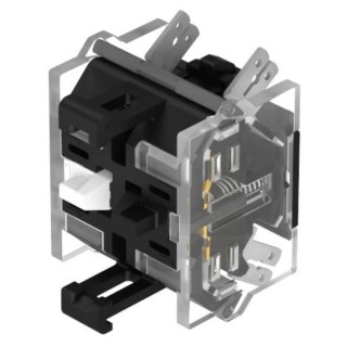EAO Series 704.915.5 Contact Block, 500V, 1 NO/1 NC, Plug-In Terminal
