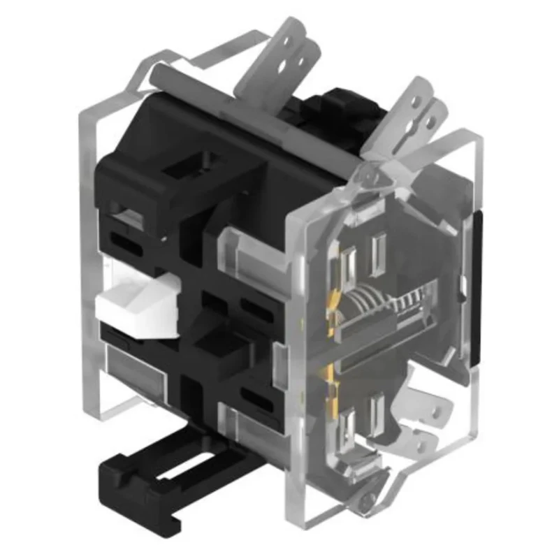 EAO Series 704.915.5 Contact Block, 500V, 1 NO/1 NC, Plug-In Terminal
