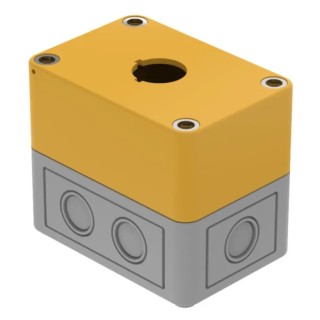 EAO Grey Plastic Control Station Enclosure, 1 Hole 22.3 mm Diameter, IP66 704.945.8