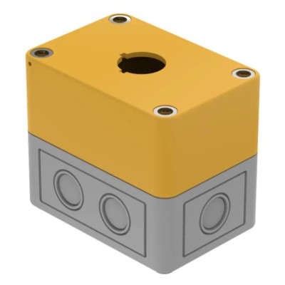 EAO Grey Plastic Control Station Enclosure, 1 Hole 22.3 mm Diameter, IP66 704.945.8