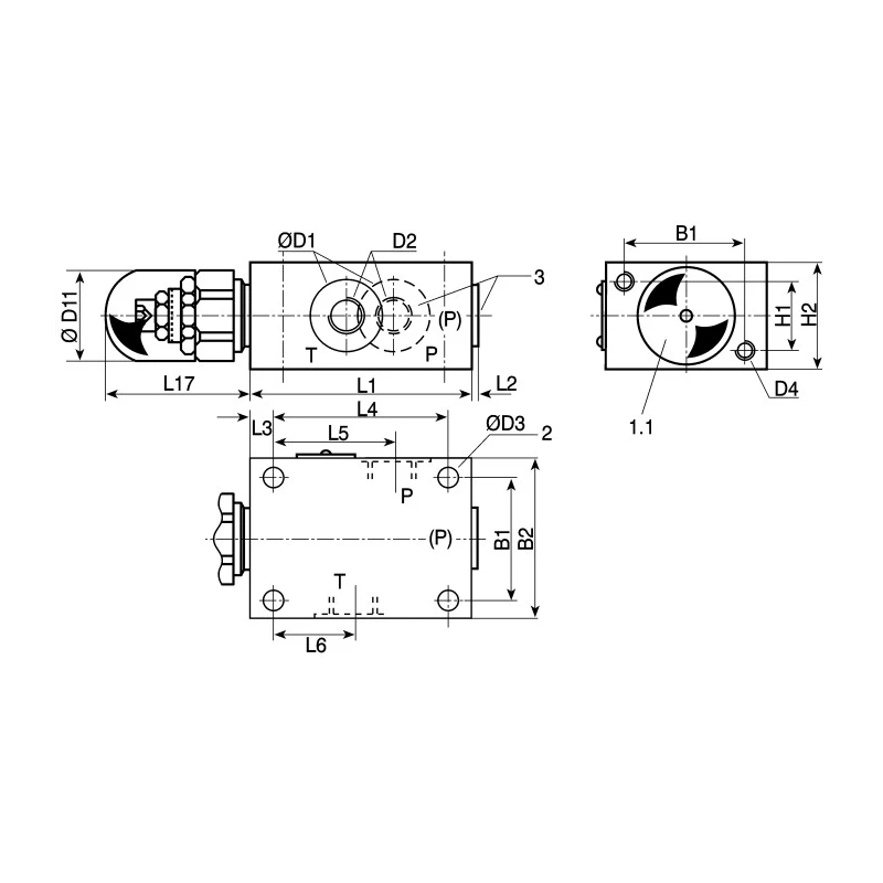 Bosch Rexroth In-Line Mount Hydraulic Relief Valve SAE ISO 228-1, 630 bar R900423719
