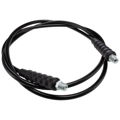 Hi-Force Hydraulic Hose Assembly 3000mm, 700 bar, Thermoplastic, 3/8-18 NPT, Black/Red HH3