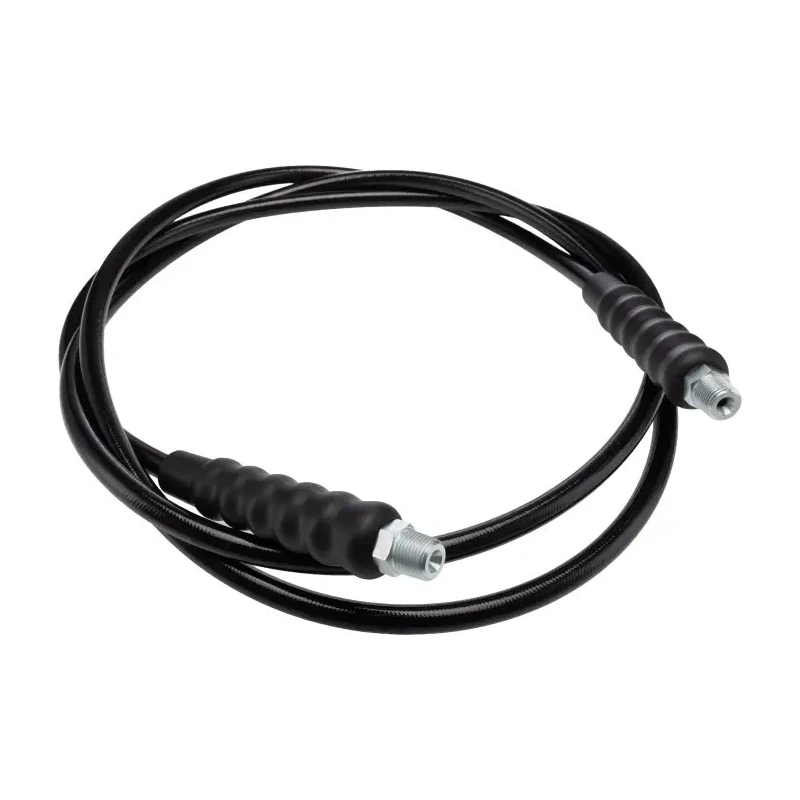Hi-Force Hydraulic Hose Assembly 3000mm, 700 bar, Thermoplastic, 3/8-18 NPT, Black/Red HH3