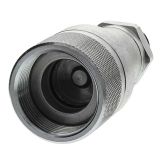Hi-Force Steel Hydraulic Quick Connect Coupling Female NPT 3/8 in, 700 Bar CF1