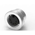 RS PRO 5 Pole Straight DIN Connector, M16, Female, Panel Mount, Solder, 5A 250V IP67 WP1605AJPR