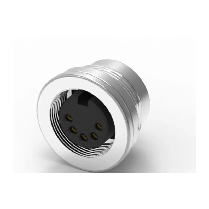 RS PRO 5 Pole Straight DIN Connector, M16, Female, Panel Mount, Solder, 5A 250V IP67 WP1605AJPR