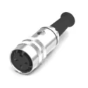 RS PRO 3 Pole Straight M16 DIN Connector, Cable Mount, Female, 4A, 100V, IP40, YE-1223BS 210-0239