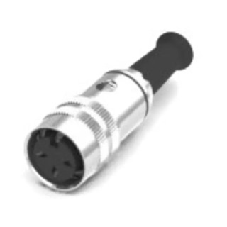 RS PRO 3 Pole Straight M16 DIN Connector, Cable Mount, Female, 4A, 100V, IP40, YE-1223BS 210-0239