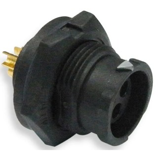 Amphenol Industrial Circular Connector 5 Contacts Panel Mount Plug Female IP68 X-LOK Series BD-05PMFS-QC8001