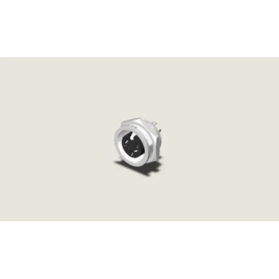 RS PRO YE-1605B 5 Pole Straight Female Standard DIN Connector Panel Mount 4A 100V IP40 210-0254