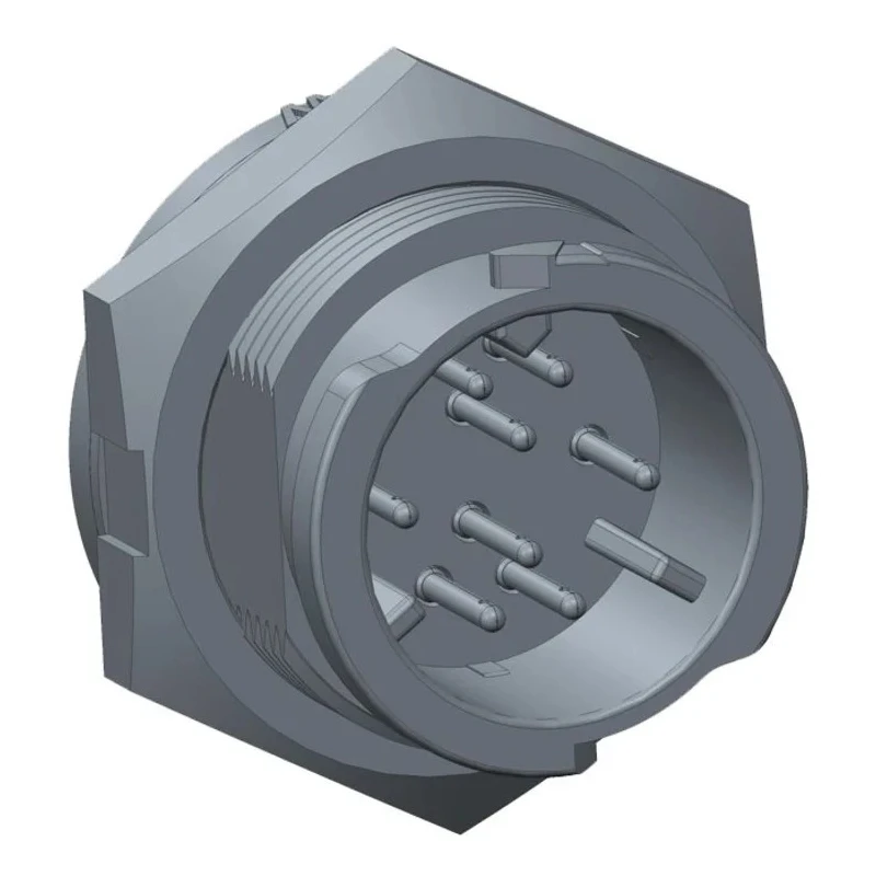 Amphenol Industrial Circular Connector, Panel Mount, 12 Contacts, Plug, Male, IP68, X-LOK Series CD-12PMMS-QC8001