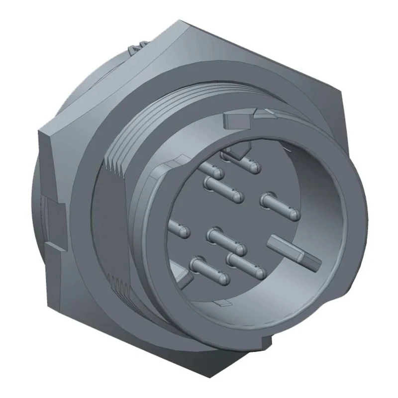 Amphenol Industrial X-LOK Circular Connector 3 Contacts Panel Mount Plug IP68 Male CC-03PMMS-QC800P