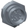 Amphenol Industrial X-LOK Circular Connector 3 Contacts Panel Mount Plug IP68 Male CC-03PMMS-QC800P