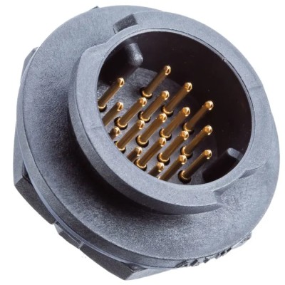 Amphenol Industrial Circular Connector 18 Contacts, Panel Mount, Male Plug, IP68, X-LOK Series DD-18PMMS-QC8001