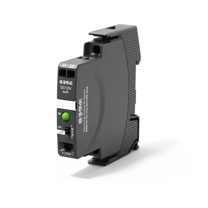 ETA ESX10-T Electronic Circuit Breaker 6A, 12V, DIN Rail ESX10-TC-124-DC12V-6A-E