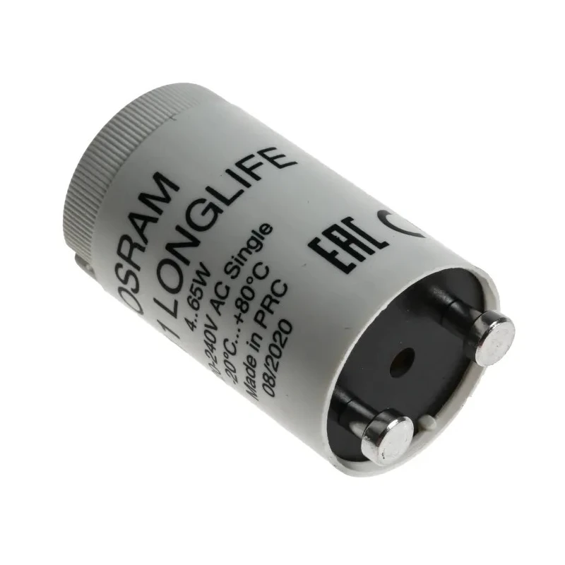 Osram Glow Lighting Starter 65W, 40.3 mm Length, 21.5 mm Diameter 4050300854045
