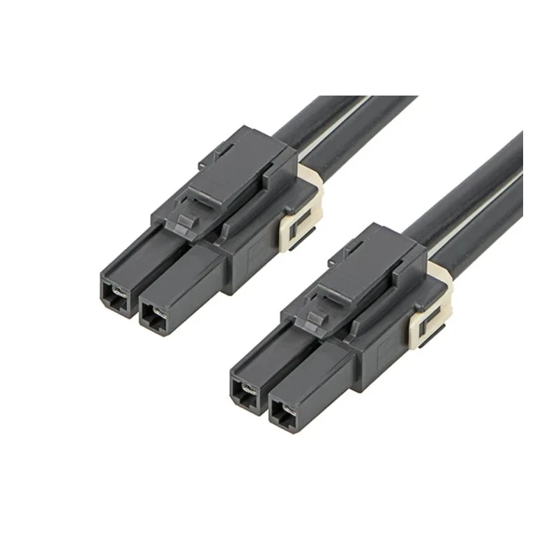 Molex Wire to Board Cable 2 Way Female Mega-Fit to 2 Way Female Mega-Fit, 150 mm, Nylon Jacket, 600V 216400-1021