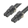 Molex Wire to Board Cable 2 Way Female Mega-Fit to 2 Way Female Mega-Fit, 150 mm, Nylon Jacket, 600V 216400-1021