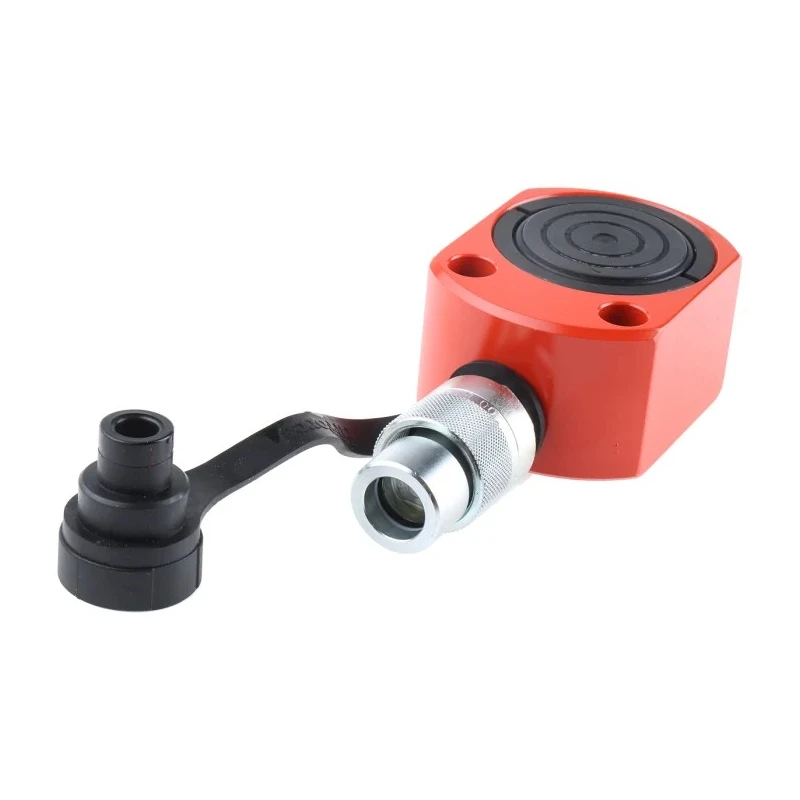 Hi-Force Portable Low Height Hydraulic Cylinder 20 Ton Capacity, 11 mm Stroke, Single Acting, 700 Bar, Alloy Steel, HPS200