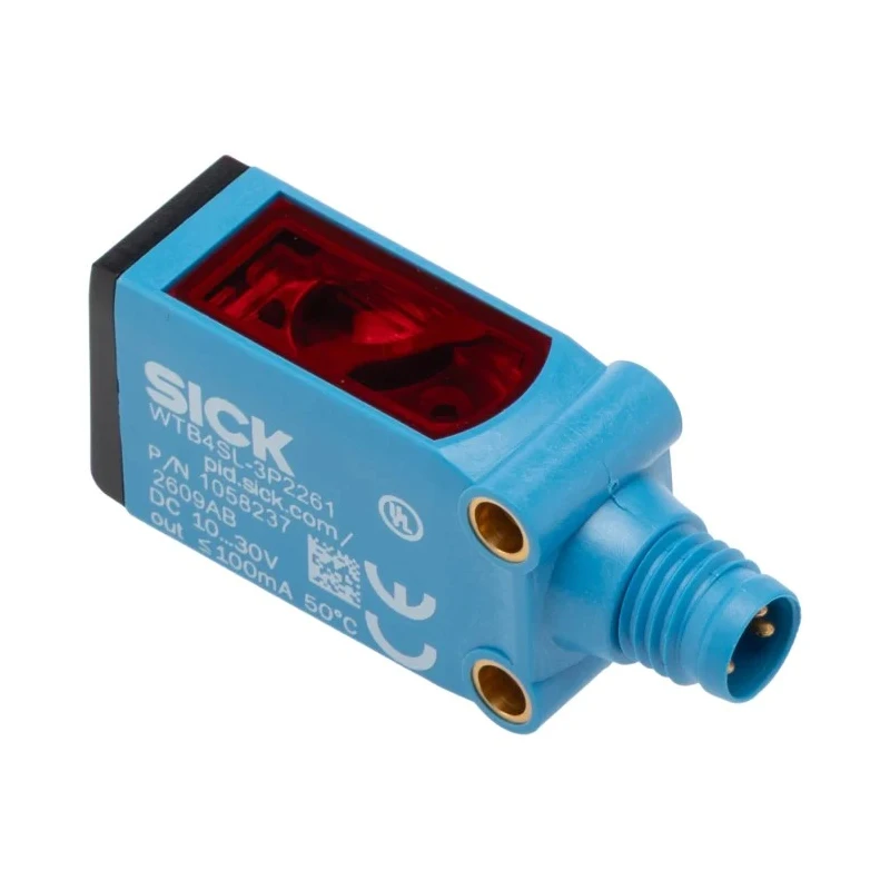 SICK Background Suppression Photoelectric Sensor Rectangular 25–300 mm Detection Range PNP IP67/IP66 WTB4SL-3P2261