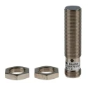 Baumer Threaded Barrel Inductive Proximity Sensor, M12, NPN Output, 30V DC, 4 mm Sensing, Nickel Plated IFRM 12N1701/S14L
