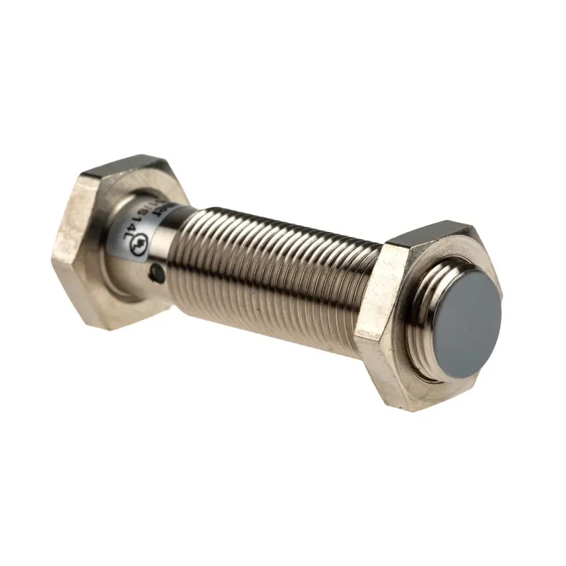 Baumer Threaded Barrel Inductive Proximity Sensor, M12, NPN Output, 30V DC, 4 mm Sensing, Nickel Plated IFRM 12N1701/S14L
