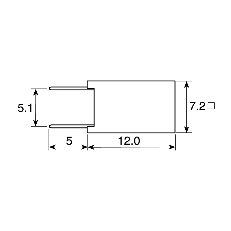 RS PRO Indicator Bulb Holder Wedge Base Polycarbonate PCB Mount 811-664