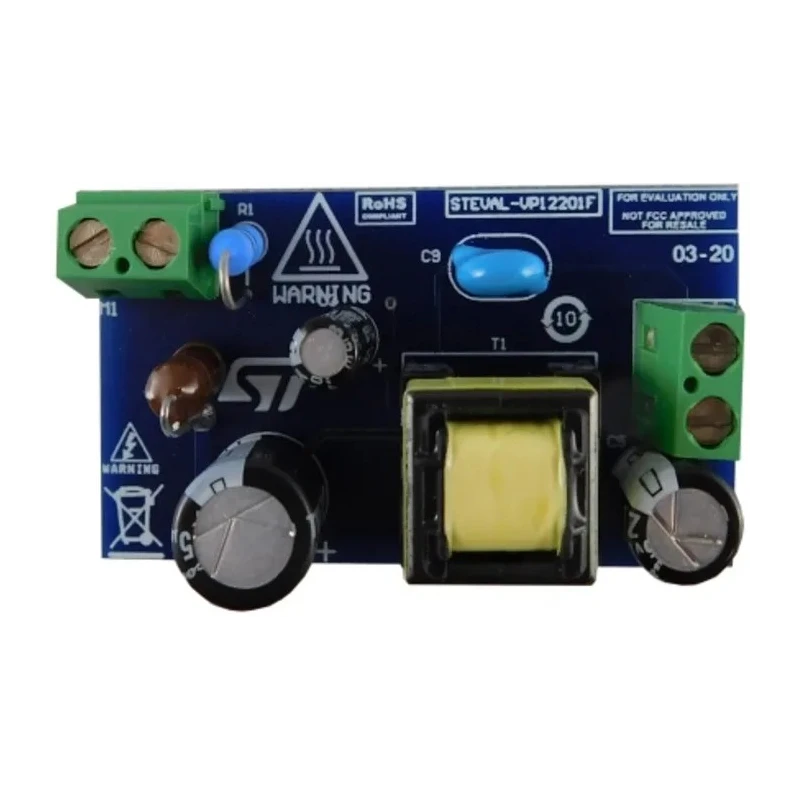 STMicroelectronics STEVAL-VP12201F 12 V 5 W Isolated Flyback Converter Evaluation Kit, VIPer122LS, 85–265 VAC, 416 mA Output