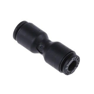 Legris Pneumatic Push-in Tube Fitting, LF3000 Series, 4mm, Glass Reinforced Nylon, Nickel Finish, 