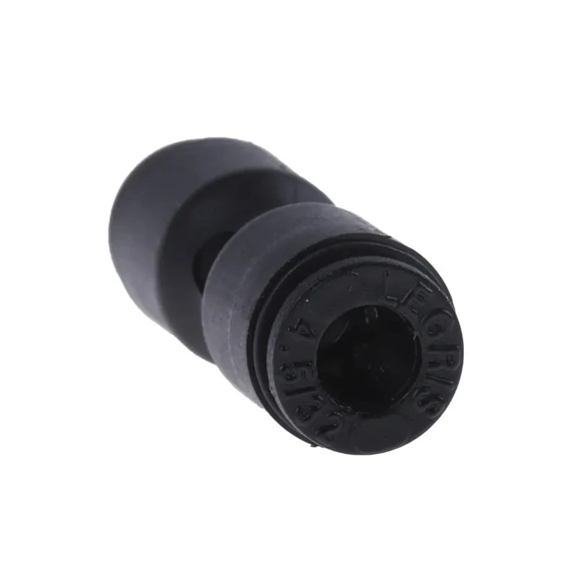Legris Pneumatic Push-in Tube Fitting, LF3000 Series, 4mm, Glass Reinforced Nylon, Nickel Finish, 