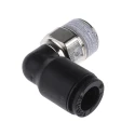 Legris Male Stud Elbow Pneumatic Fitting LF3000 Series , 1/8 in R Thread, 6mm Push-in, Glass Reinforced Nylon
