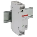 ABB ESB16 Contactor, 2-Pole, 24V AC/DC Coil, 16A, 3.7kW, DIN Rail, Screw Terminal, 250V, Model 