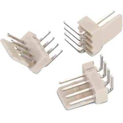 Wurth Elektronik WR-WTB Series Right Angle Through Hole PCB Header, 10 Contacts, 2.54 mm Pitch, 1 Row 61901019521