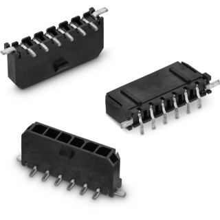 Wurth Elektronik WR- Series Vertical Surface PCB Header, 3 Contacts, 3 mm Pitch, 1 Row, Shrouded, 250V, 5A, Liquid MPC3