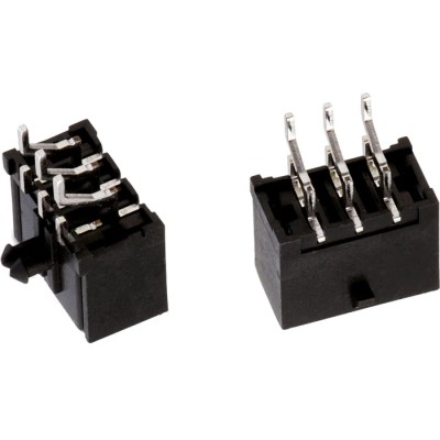 Wurth Elektronik WR- Series Right Angle Surface PCB Header, 12 Contacts, 3 mm Pitch, Dual Row, Shrouded, 5A, 250V MPC3
