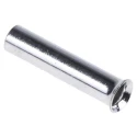 RS PRO Non-insulated Crimp Bootlace Ferrule, 8 mm Pin Length, 1.7 mm Pin Diameter, Copper Tube, 18 AWG, 211-4274