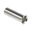RS PRO Non-insulated Crimp Bootlace Ferrule 12 mm Pin Length, 3.9 mm Pin Diameter, 10 AWG, Copper Tube 211-4325