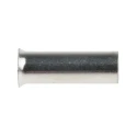RS PRO Non-insulated Crimp Bootlace Ferrule 12 mm Pin Length, 3.9 mm Pin Diameter, 10 AWG, Copper Tube 211-4325
