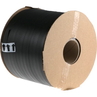 RS PRO Polypropylene Strapping Kit, Black, 800 m Length, 12 mm Width, Plastic Buckles, Model 211-7677