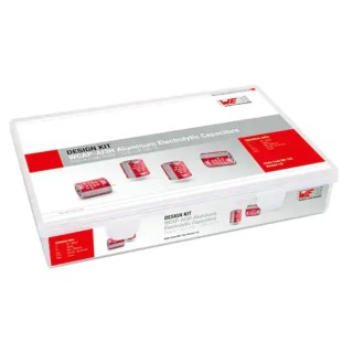 Wurth Elektronik Snap-in Aluminium Electrolytic Capacitor Kit, 15 Pieces, 82–680μF, 450V, Model 861142