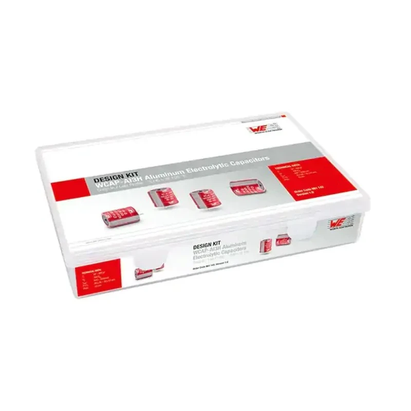 Wurth Elektronik Snap-in Aluminium Electrolytic Capacitor Kit, 15 Pieces, 82–680μF, 450V, Model 861142